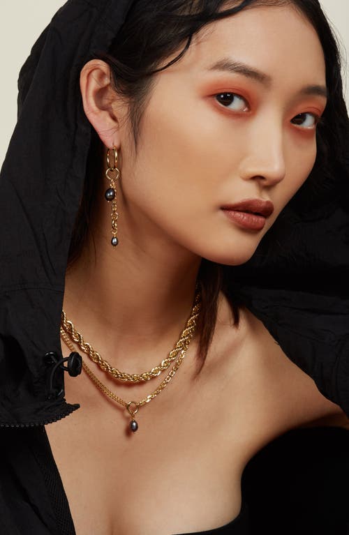 Lady Grey Xl Rope Chain Necklace In Gold