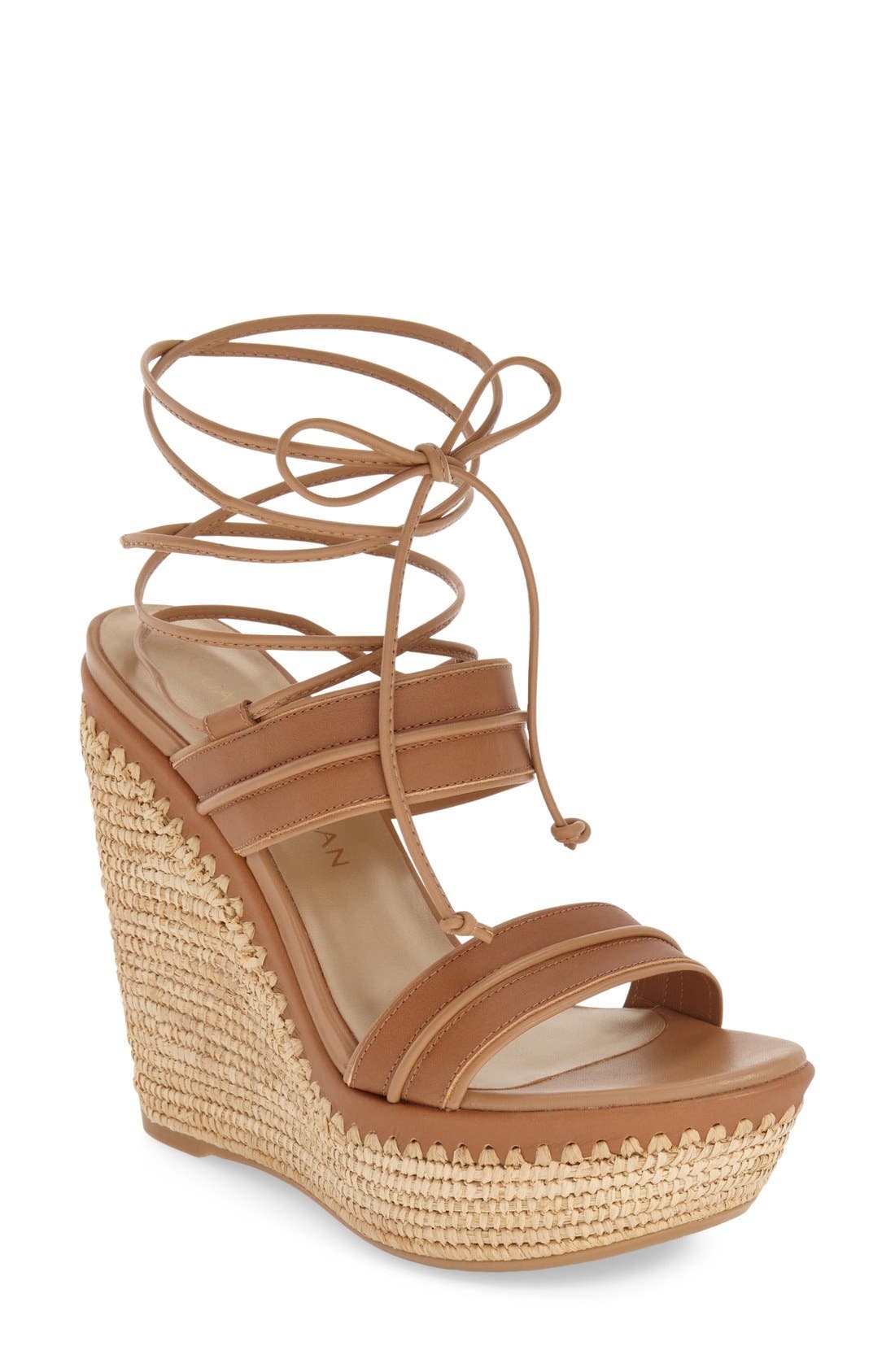 Stuart Weitzman 'Abandon' LaceUp Platform Sandal (Women) Nordstrom