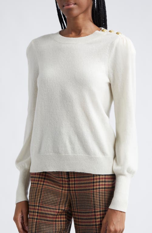 Veronica Beard Nelia Cashmere Sweater In Ivory
