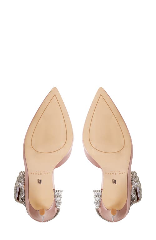 Ted Baker London Vandi Half D'orsay Pointed Toe Pump In Open Pink