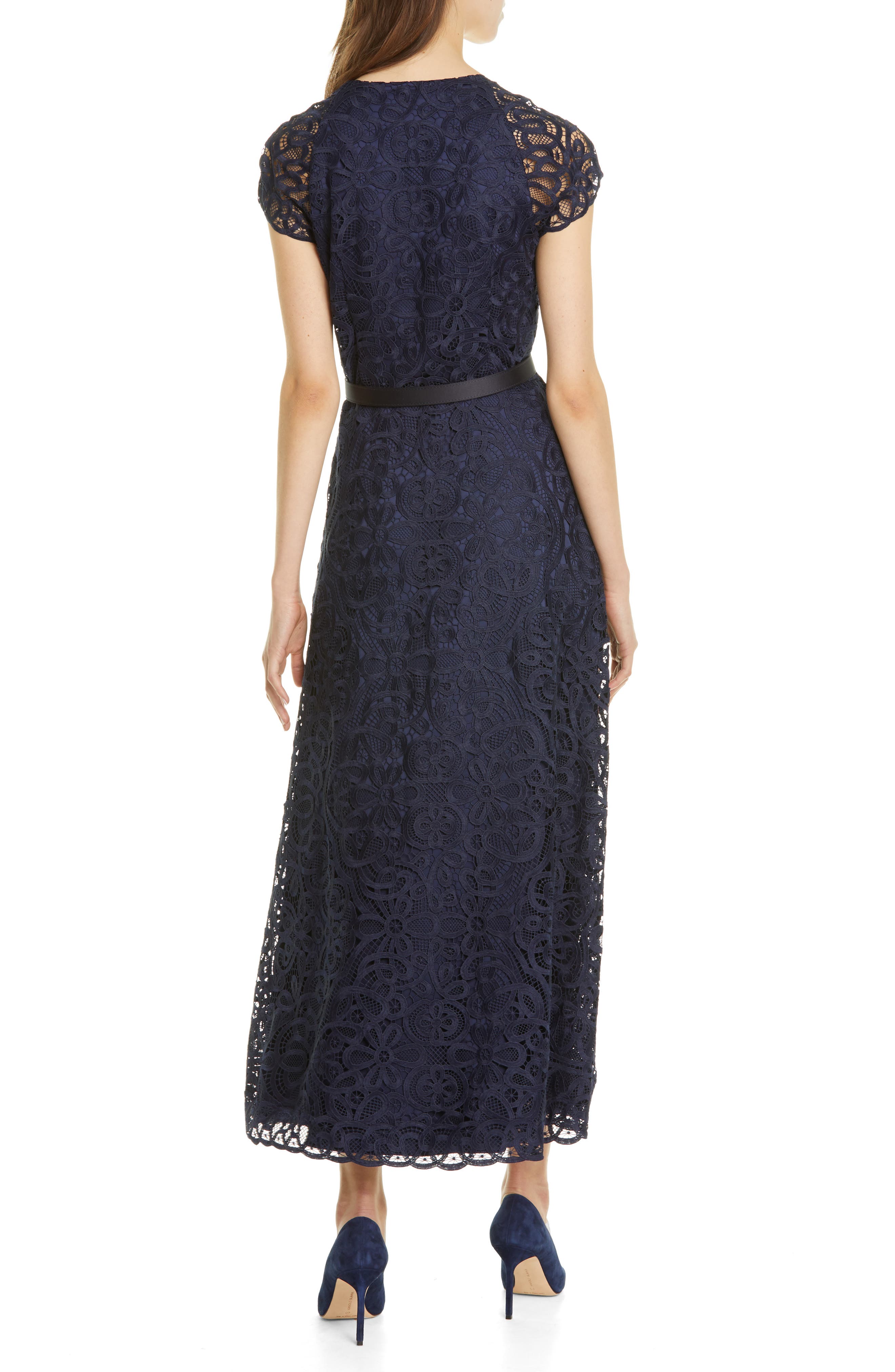 Lafayette 148 New York | Daisy Belted Lace Maxi Dress | Nordstrom Rack