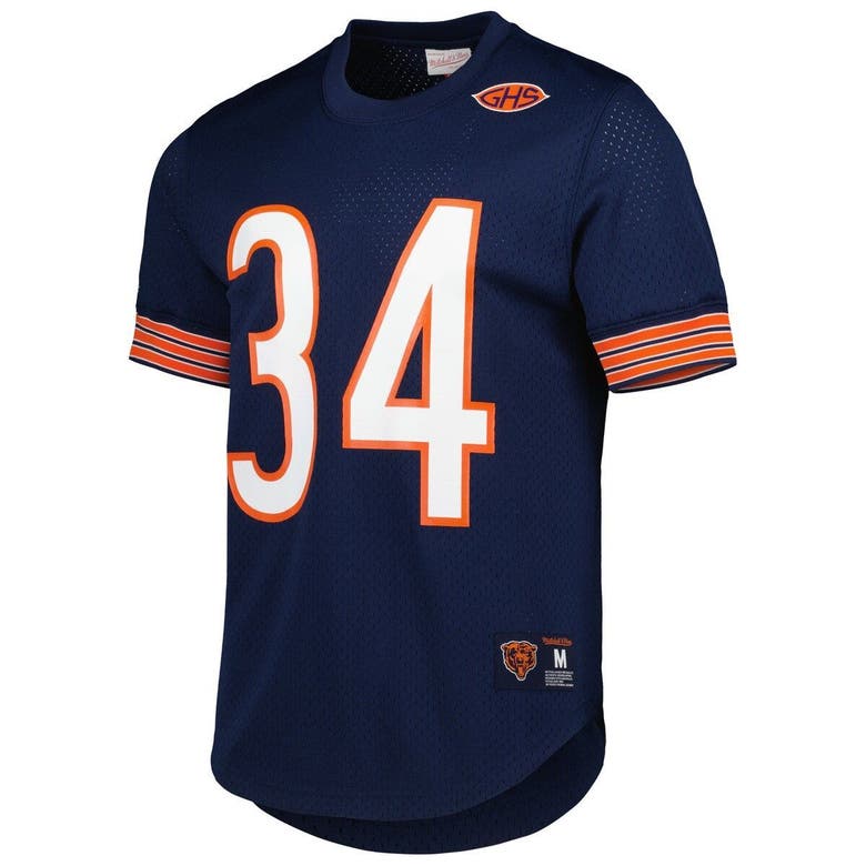 Mitchell & Ness Walter Payton Navy Chicago Bears Retired Player Name ...