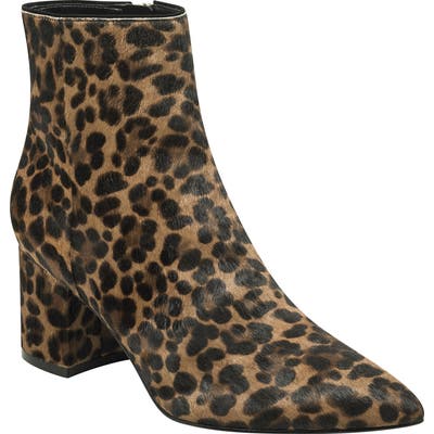 Marc Fisher Ltd Jarli Genuine Calf Hair Bootie, Brown
