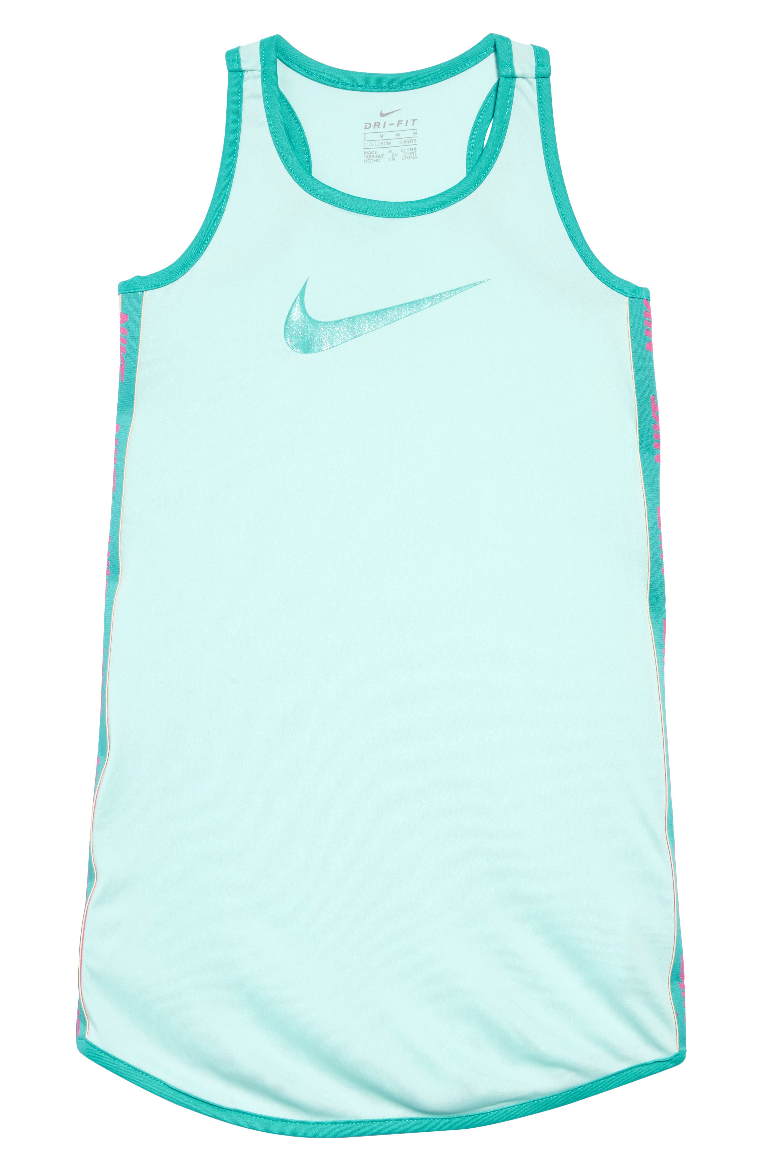 turquoise nike dress