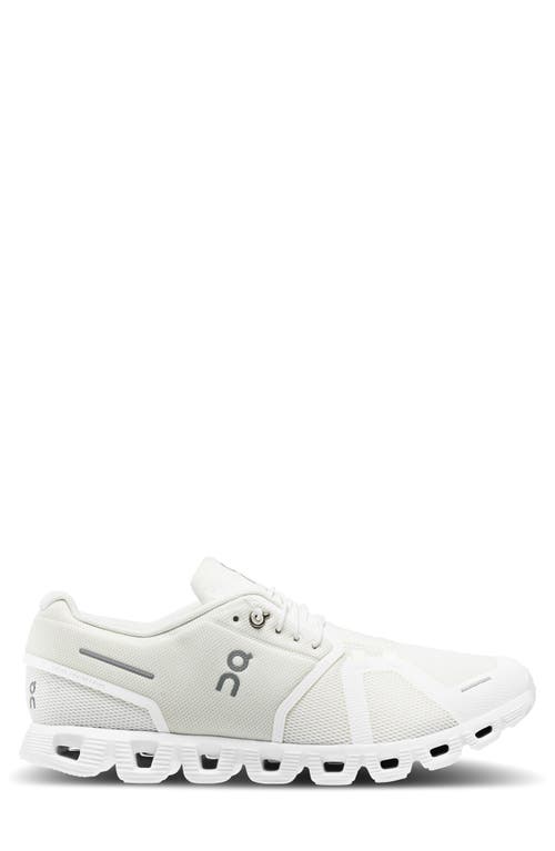 Shop On Cloud 5 Running Shoe In Undyed White/white