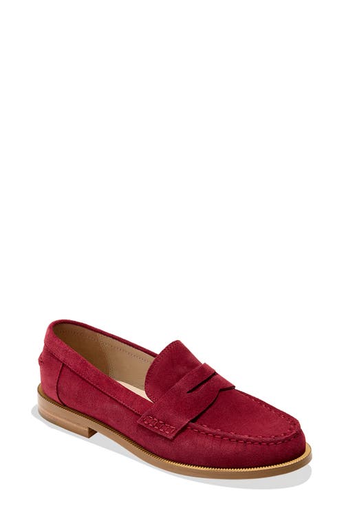 Shop Jack Rogers Tipson Penny Loafer In Red