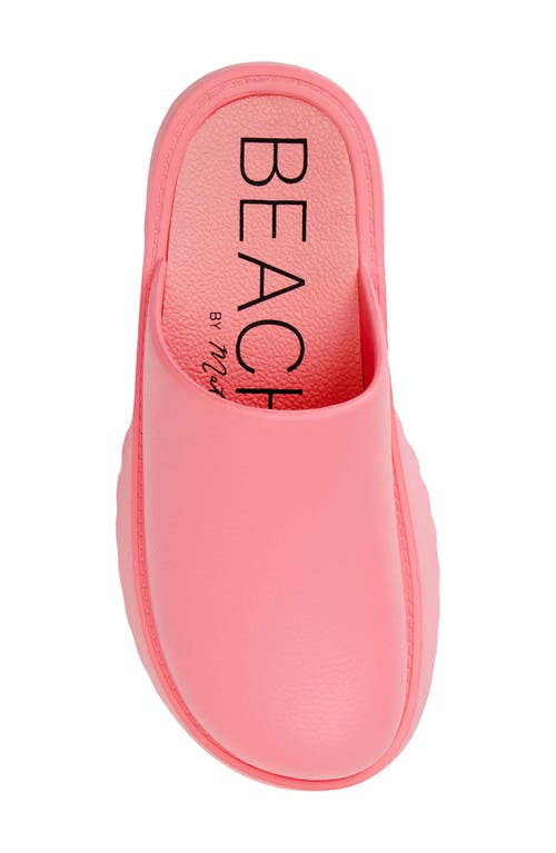 Shop Beach By Matisse Ventura Platform Mule In Light Pink