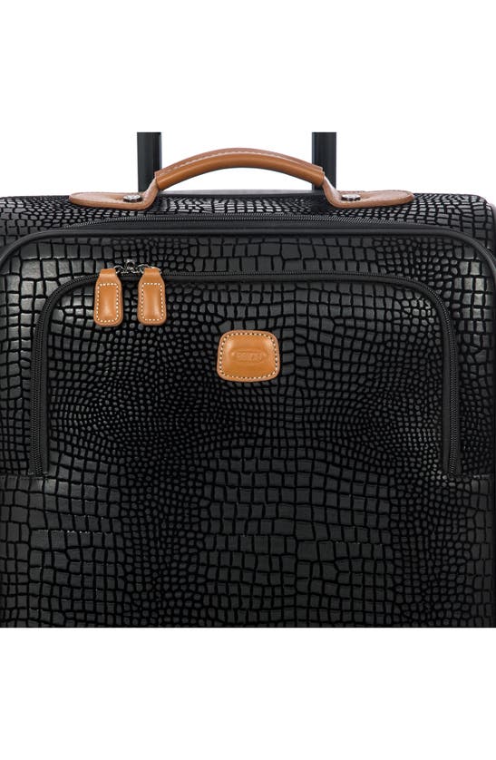 Shop Bric's My Safari 21" Carry-on Spinner Suitcase In Black