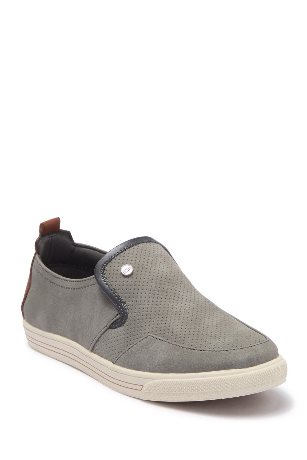 steve madden perforated slip on sneakers