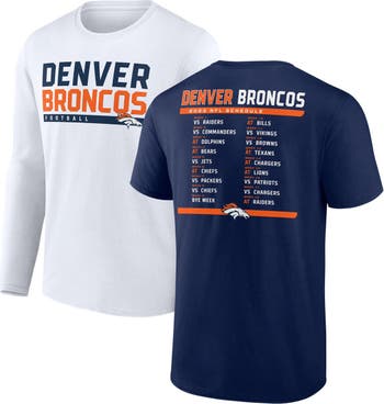 Denver Broncos Neutral Colour Logo Hoodie - Mens