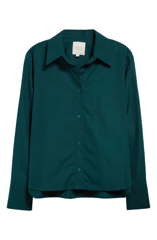 Shop Twp Little Big Joe Cotton Button-up Shirt In Ponderosa Pine