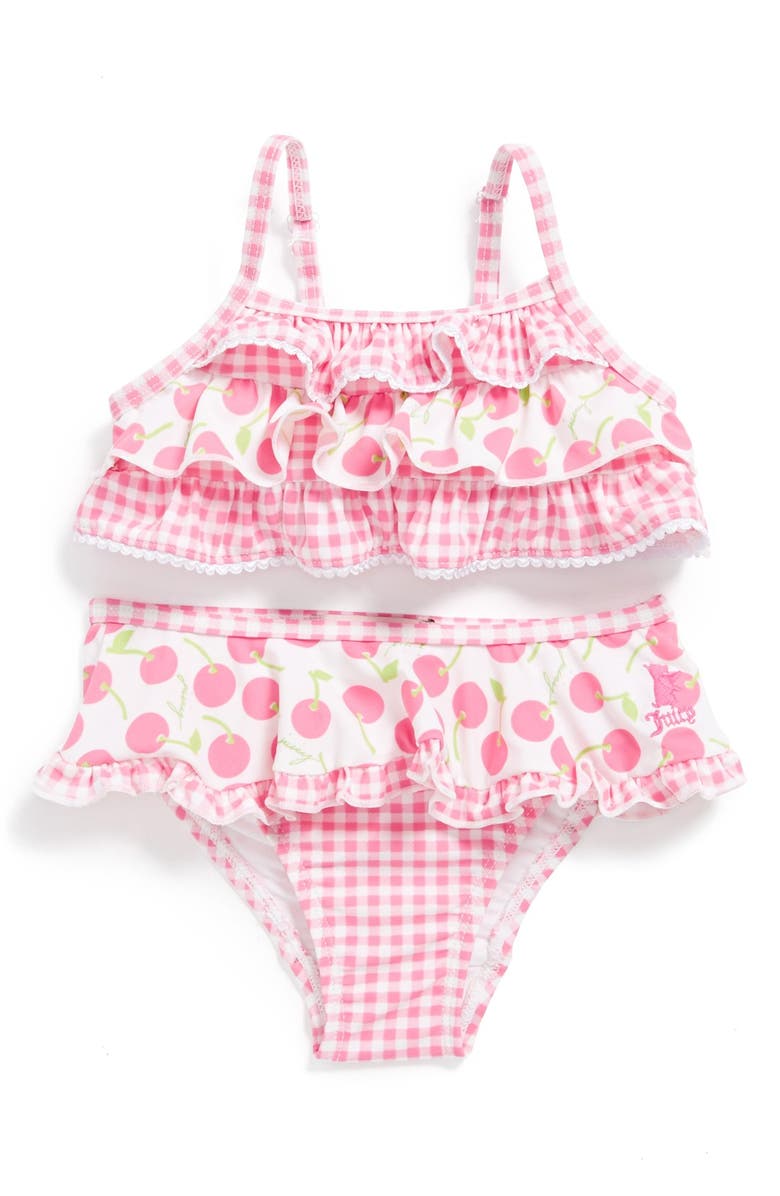 Juicy Couture 'Cherry' Two-Piece Swimsuit (Baby Girls) | Nordstrom