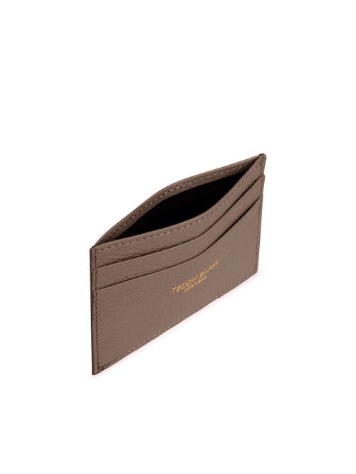 Shop Teddy Blake Cardholder Stampato In Brown