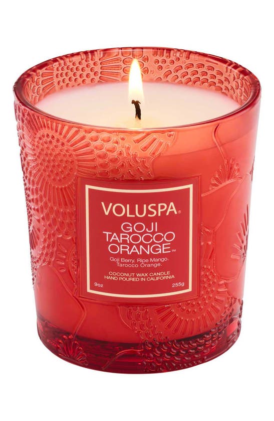 Shop Voluspa Xxv Boxed Classic Candle In Goji
