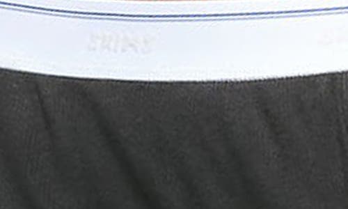 Shop Skims Rib Stretch Cotton Loose Boxers In Soot Sport Stripe