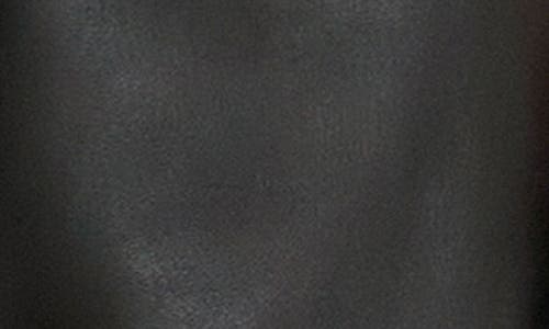 Grey Lab Faux Leather Drawstring Shorts In Black