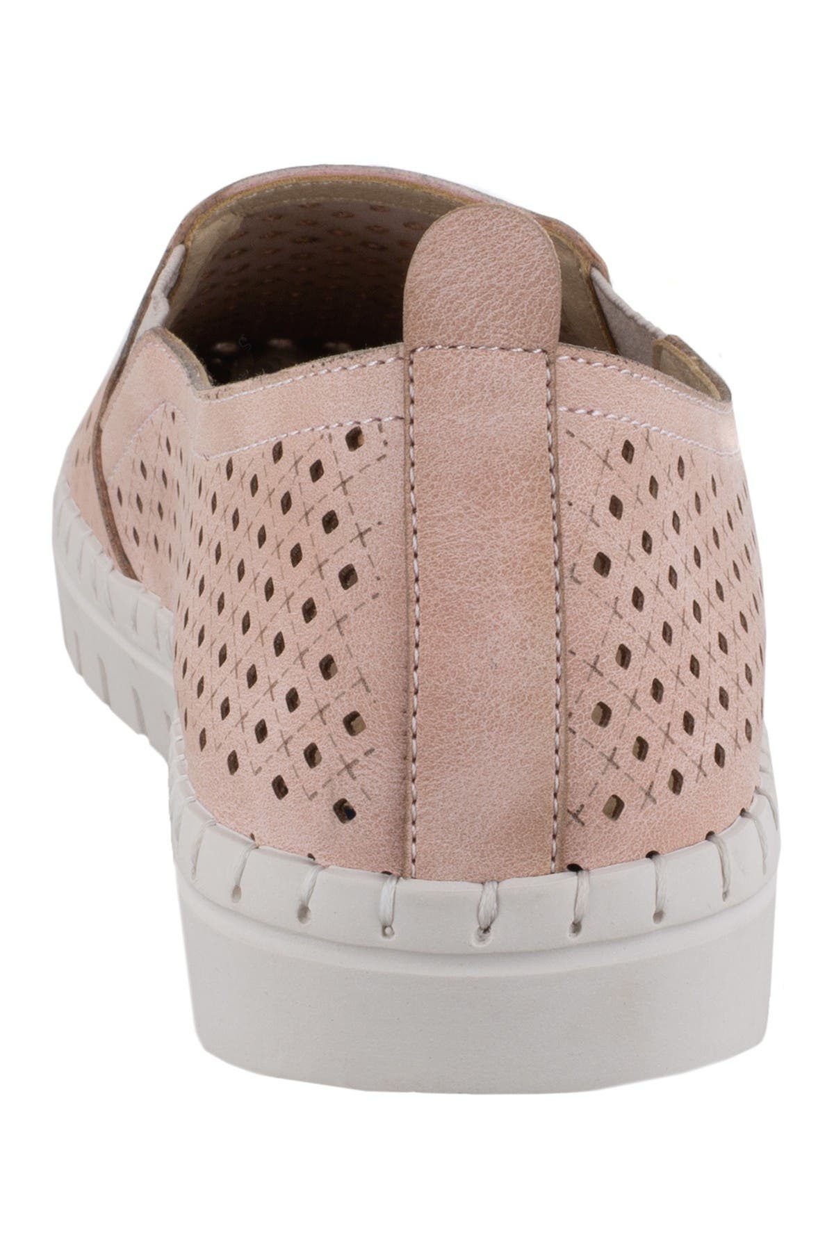 Easy Street Fresh Perforated Slip-on Sandal In Light/pastel Orange1