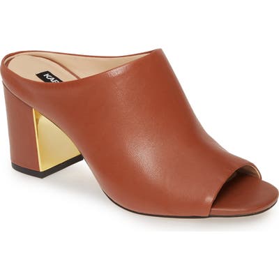 Karl Lagerfeld Paris Jensen Slide Sandal, Brown