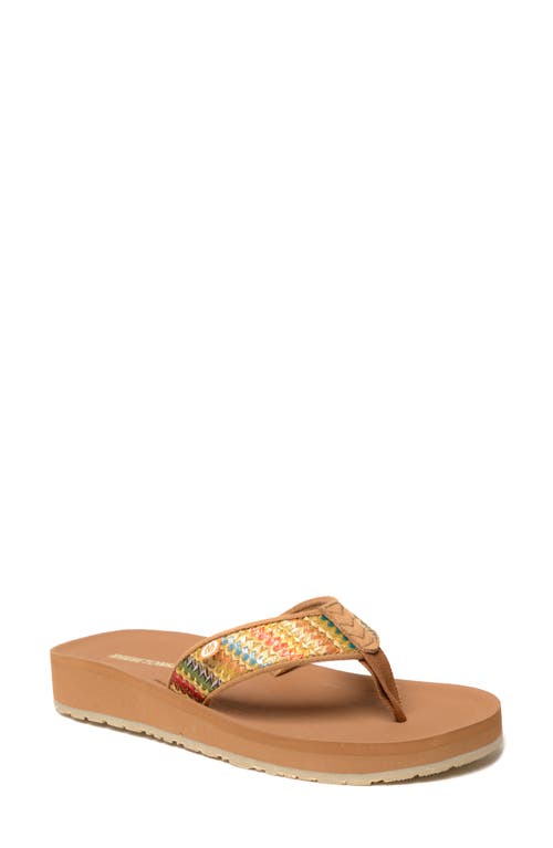 Minnetonka Hedy 2.0 Flip Flop Tan Multi at Nordstrom,