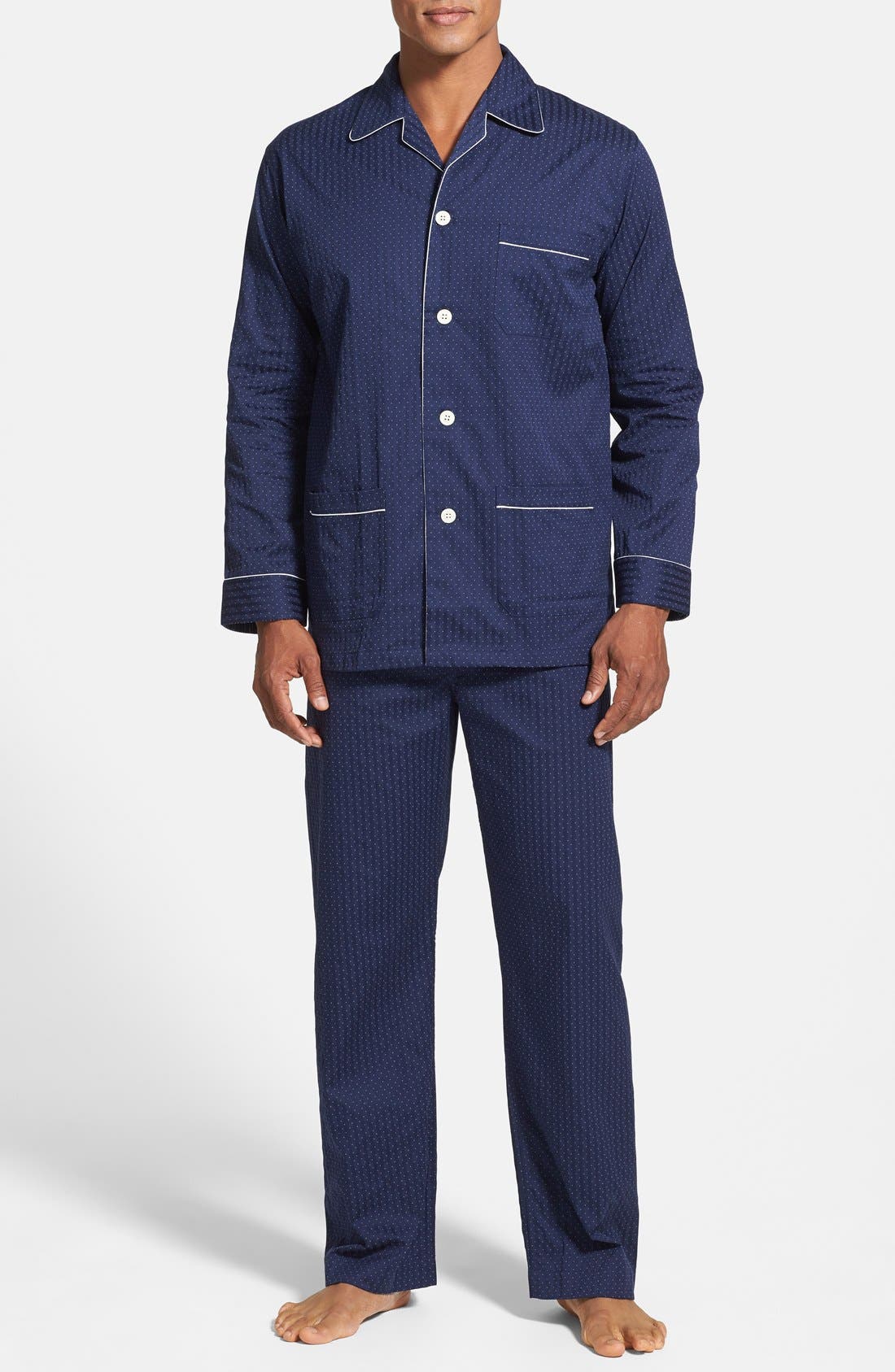 Derek Rose Cotton Pajamas Nordstrom