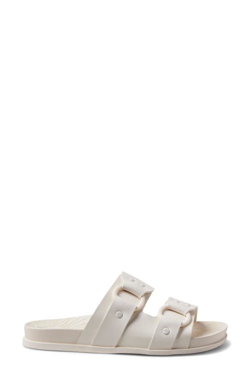 Shop Reef Cushioned Vera Cruz Slide Sandal In Whisper White