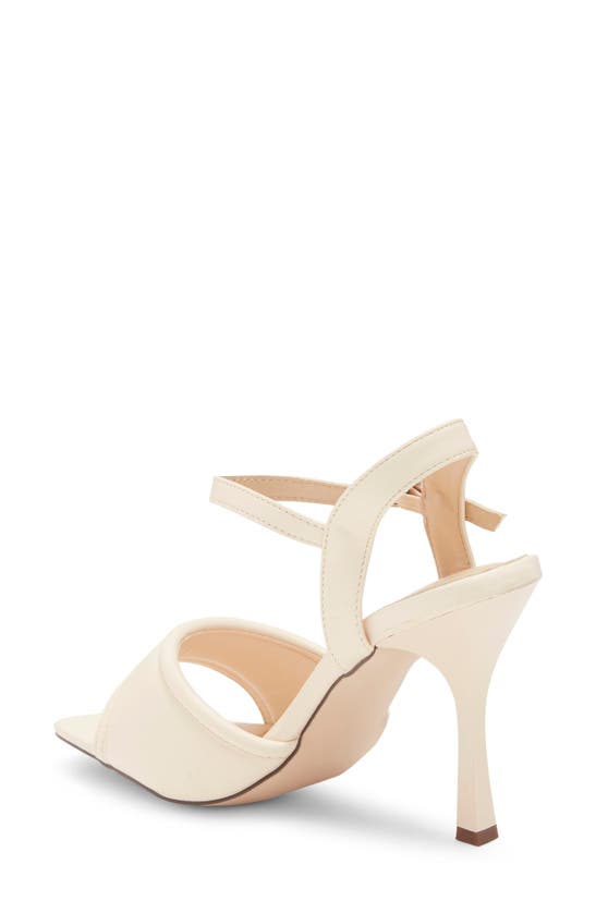 Chase & Chloe Divine Heeled Sandal In Nude Pu