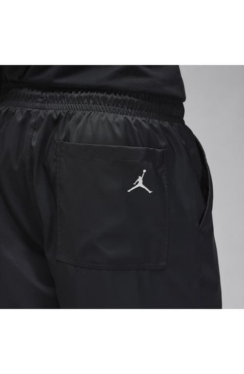 Shop Jordan Essentials Poolside Shorts In Black/white