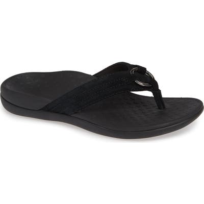 Vionic Aloe Flip Flop, Black