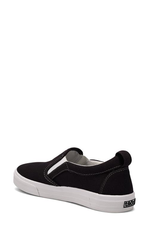 Taos Women's Rubber Soul Slip-on Shoes - Medium Width In Black/white In Black