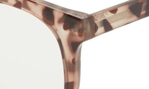 Diff Rowan 50mm Small Blue Light Blocking Reading Glasses In Beige Tortoise/clear