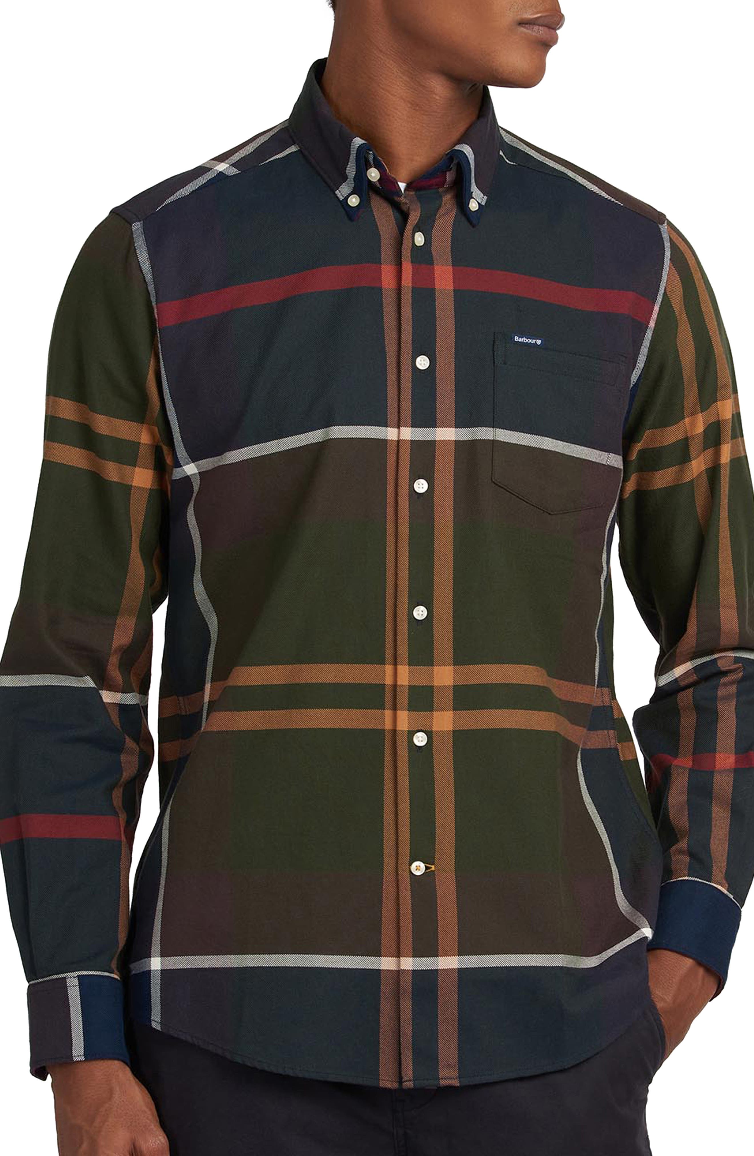 Barbour Dunoon Plaid Twill Button-Down 