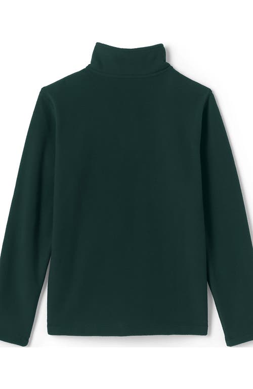 LANDS' END LANDS' END SCHOOL UNIFORM KIDS LIGHTWEIGHT FLEECE QUARTER ZIP PULLOVER