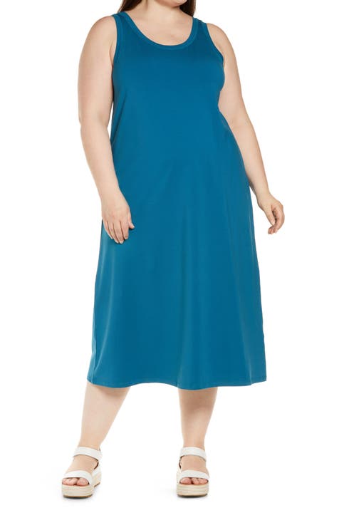 Blue Plus Size Dresses For Women Nordstrom 0595