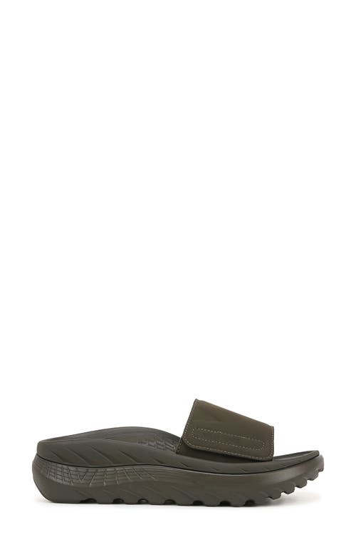 Shop Vionic Rejuvenate Slide Sandal In Dark Khaki