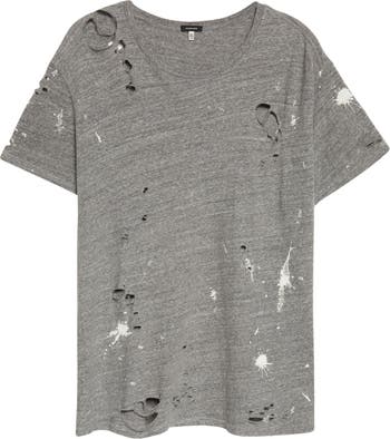 Bandana Bleach Paint Splatter-Print T-Shirt – Yard of Deals