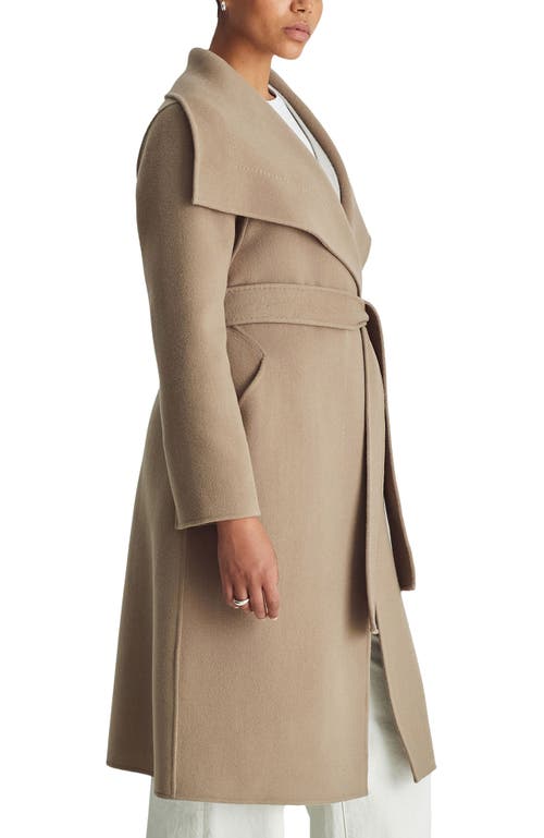 Dawn Levy Gisele Belted Coat In Hazelnut