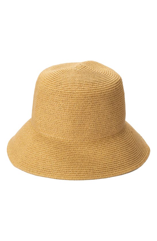 Shop San Diego Hat Woven Bucket Hat In Toast