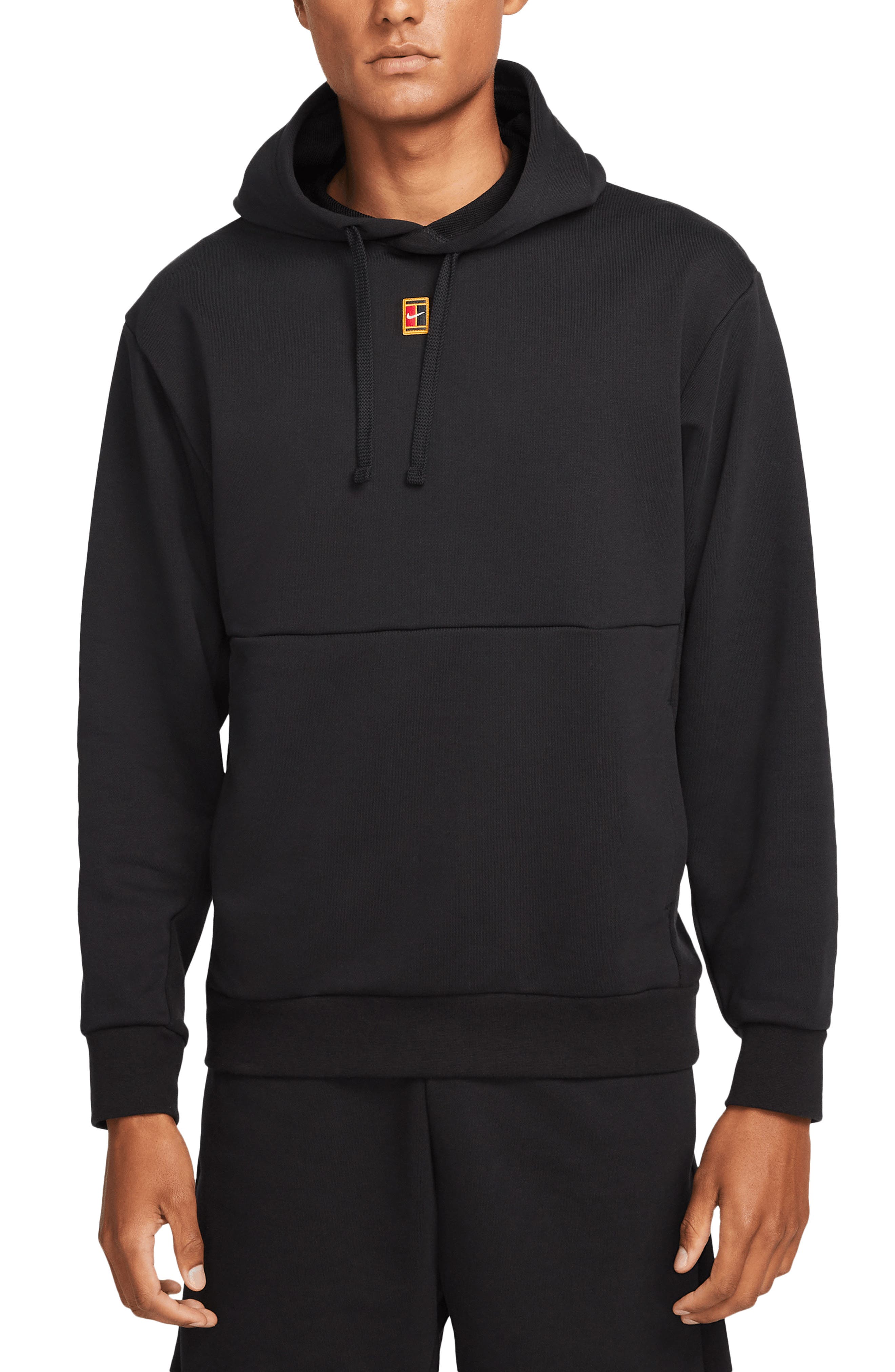 nike court hoodie black