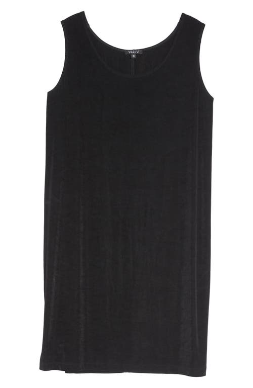 Vikki Vi Sleeveless Shift Dress In Black