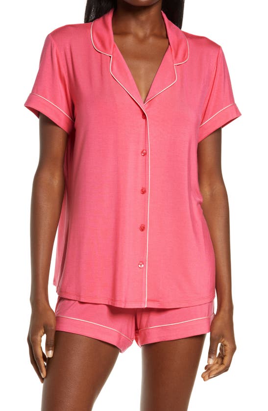 Nordstrom Lingerie Moonlight Short Pajamas In Pink Camelia