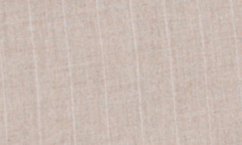Mango Pantalon Droit Fines Rayures In Beige