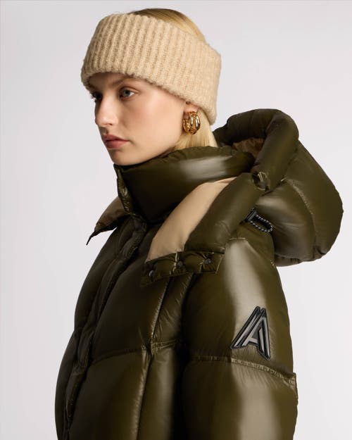 ALPENHAUS ALPENHAUS MERIBEL QUILTED MAXI PUFFER WITH REMOVABLE HOOD 