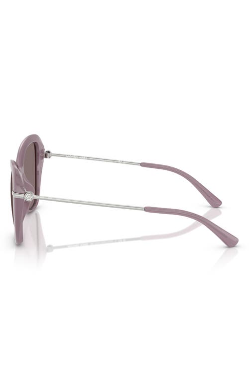 Michael Kors 56mm Butterfly Sunglasses In Violet