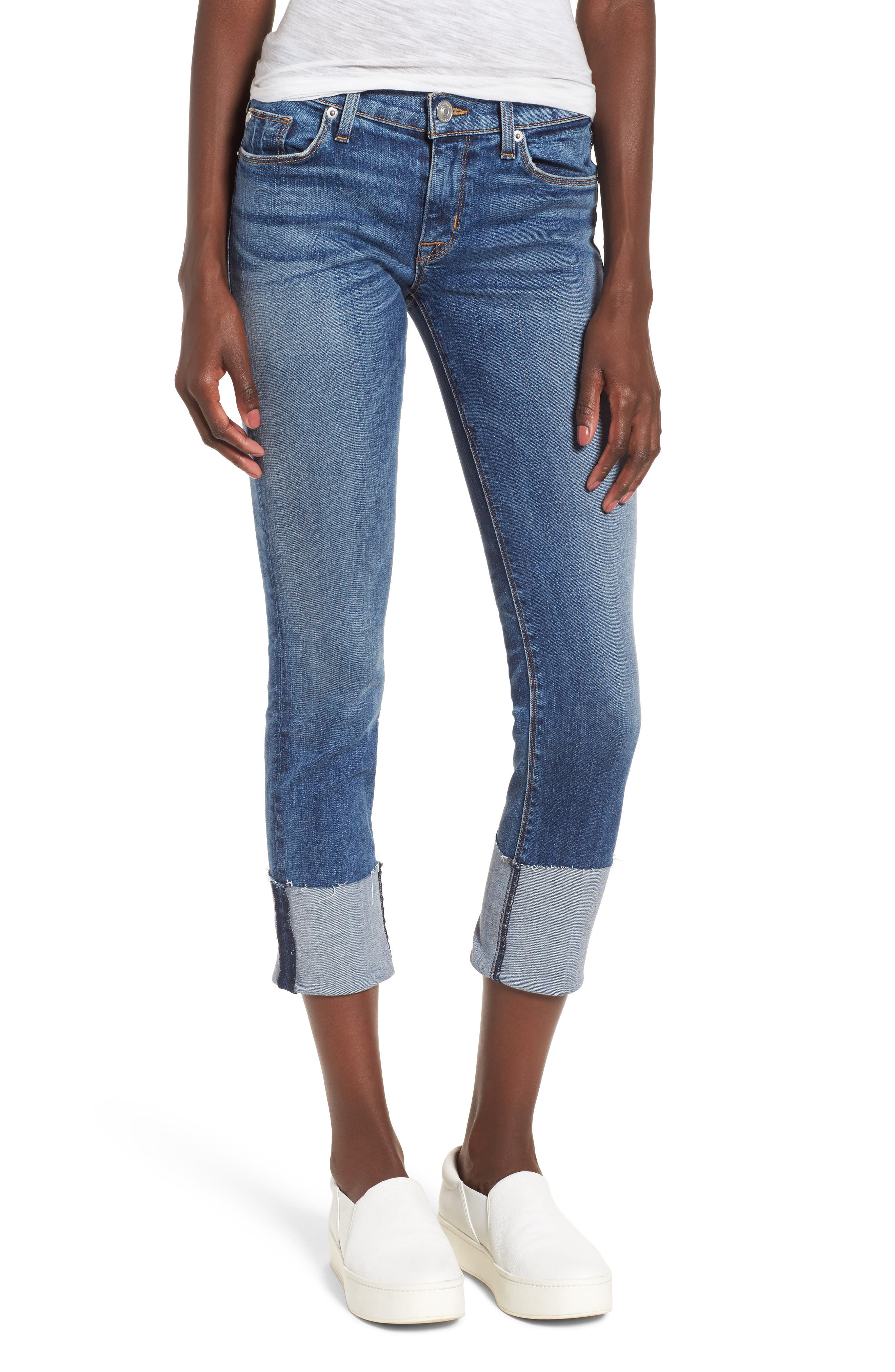 hudson tally crop skinny jeans