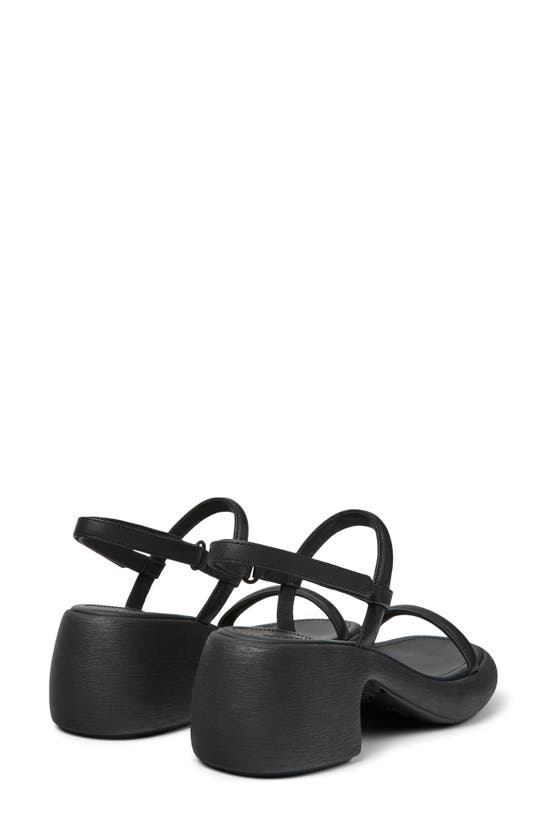 Shop Camper Thelma Platform Slingback Sandal In Black
