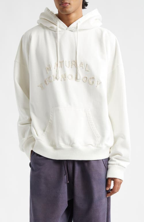 Story mfg. Geo Organic Cotton Hoodie in Ecru 