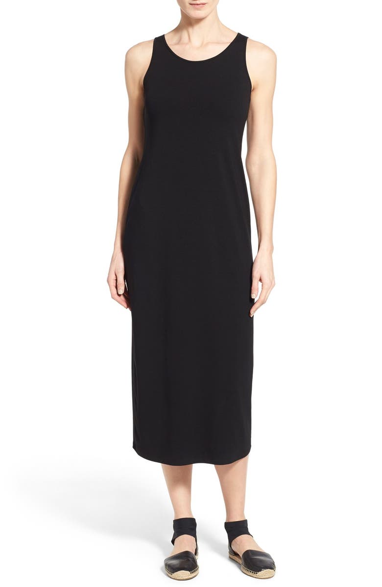 Eileen Fisher Jersey Scoop Neck Maxi Dress (Regular & Petite) | Nordstrom