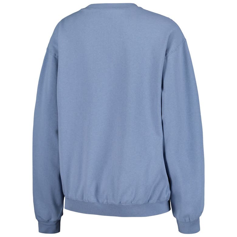 Soft As A Grape Navy New York Yankees Pigment Dye Pullover Sweatshirt In Navy