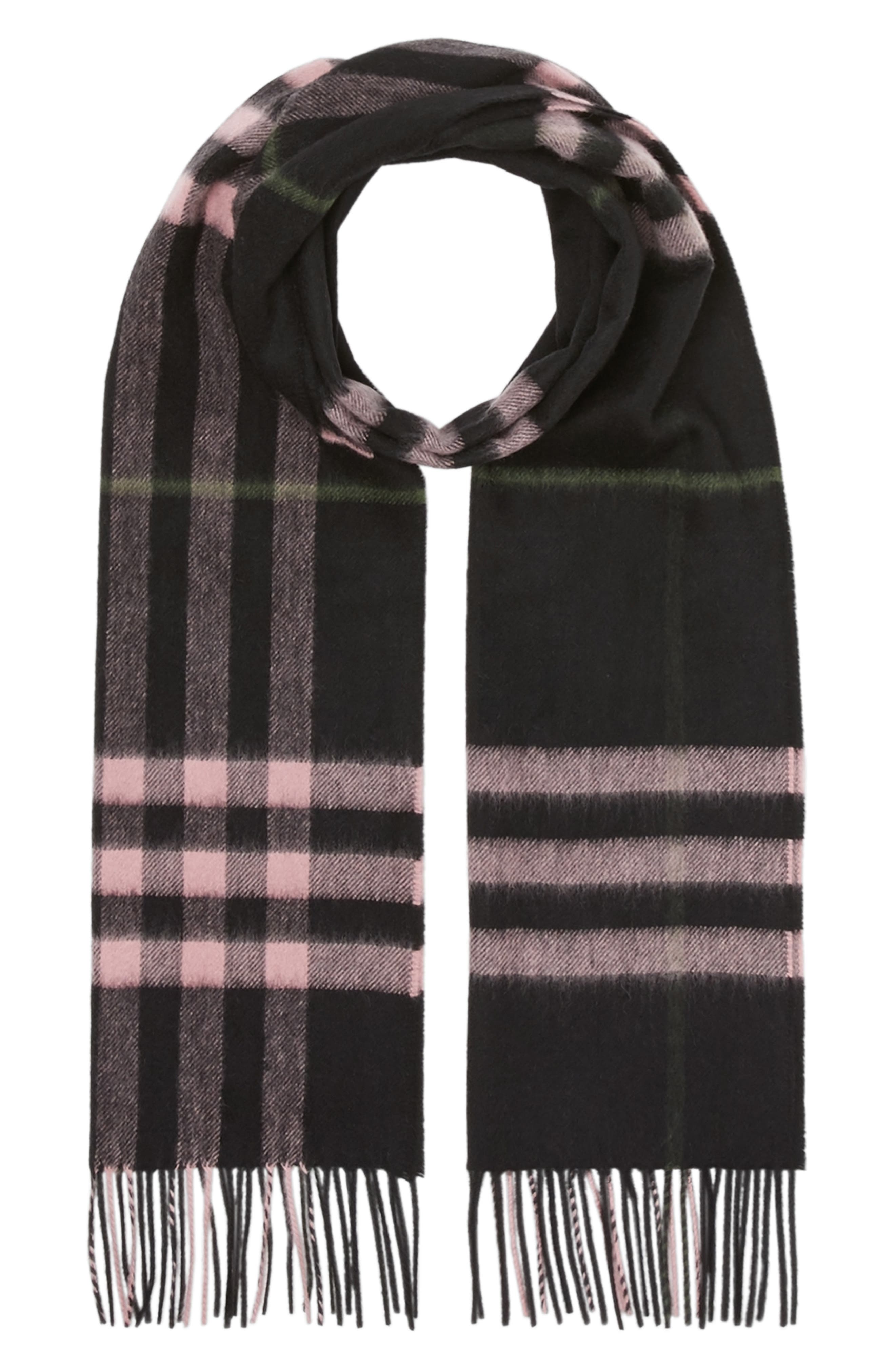 burberry giant icon check cashmere scarf