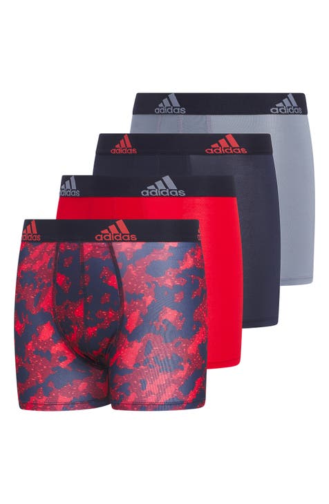 Adidas Kids Boys Sport Performance 3-Pack Boxer Brief Underwear
